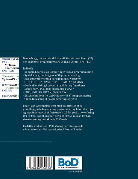 Produktbild: PLC styring med Structured Text (ST)