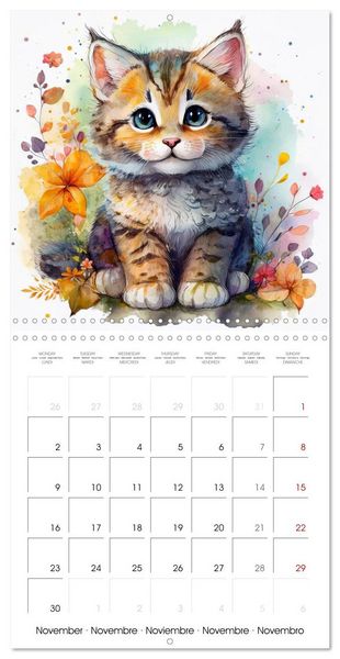 Produktbild: Renard Rexi et ses amis - mon premier agenda (Calendrier mural carr&eacute; 2026 30x30 cm) Calendrier double avec une page pour vos prises de notes