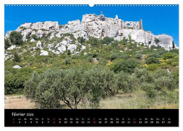 Produktbild: Les Baux de Provence Un des plus beaux villages de France (Calendrier mural 2026 DIN A2 vertical) calendrier de bureau