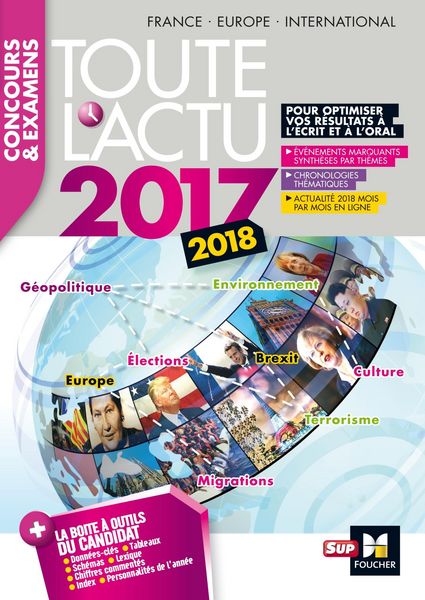 Produktbild: Toute l'actu 2017 - Concours & examens - Sujets et chiffres clefs de l'actualit&eacute; 2017