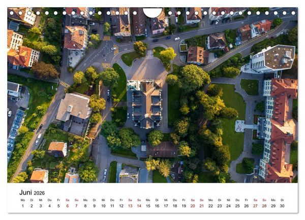 Produktbild: Luftbildkalender St. Gallen 2026 (Wandkalender 2026 DIN A4 quer), CALVENDO Monatskalender