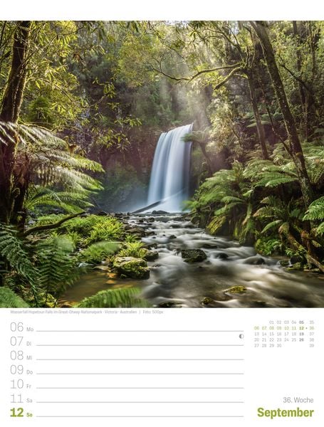 Produktbild: Planet Erde Wochenplaner Kalender 2027 | Landschaften der Welt