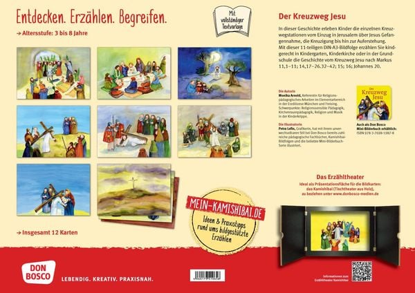 Produktbild: Der Kreuzweg Jesu. Kamishibai Bildkartenset