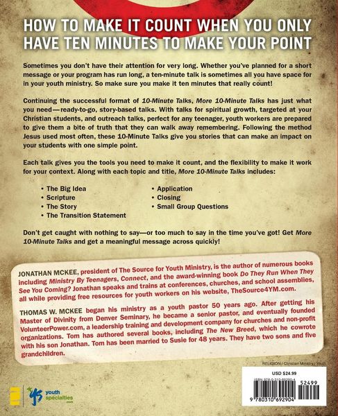 Produktbild: The More 10-Minute Talks