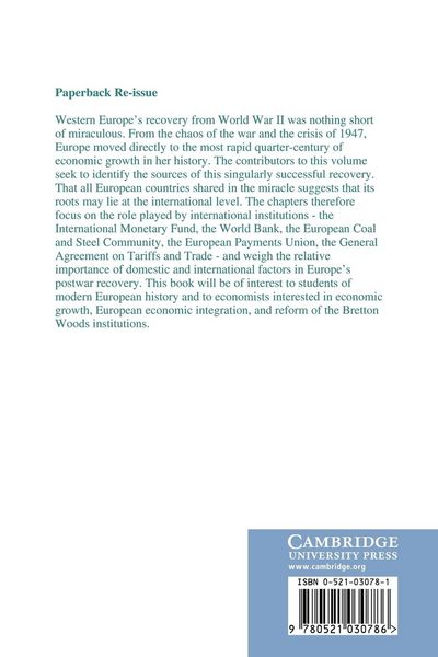 Produktbild: Europe's Postwar Recovery