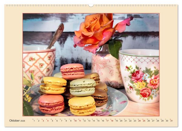 Produktbild: Im Caf&eacute; Nostalgie (Wandkalender 2026 DIN A2 quer), CALVENDO Monatskalender