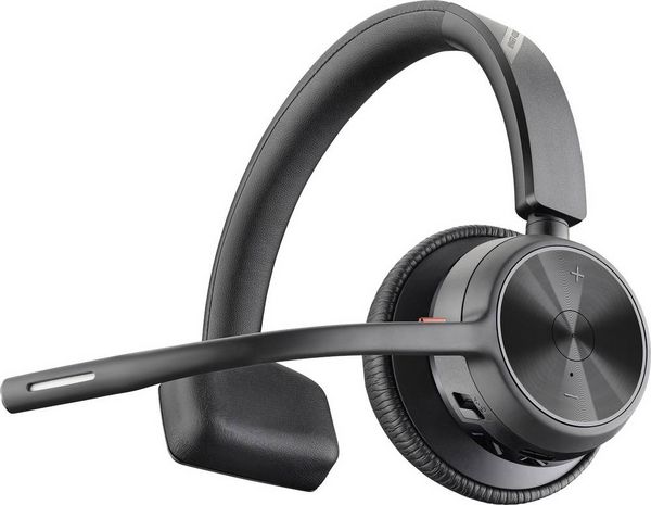 Produktbild: HP Poly VOYAGER 4310 UC On Ear Headset Bluetooth&reg; Mono Schwarz Mikrofon-Rauschunterdr&uuml;ckung, Noise Cancelling Mikrofon-Stummschaltung Telefon