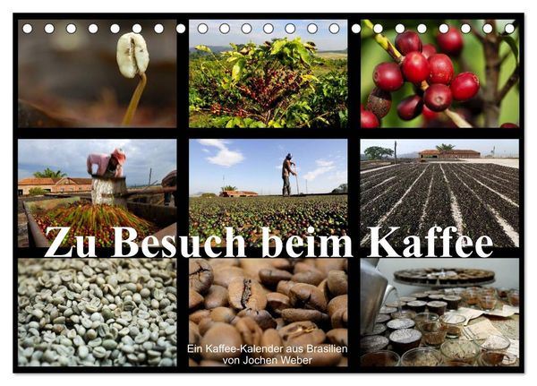 Produktbild: Zu Besuch beim Kaffee (Tischkalender 2026 DIN A5 quer), CALVENDO Monatskalender