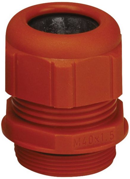 Produktbild: Spelsberg 22763201 Kabelverschraubung schlagfest, mit Biegeschutz, mit Zugentlastung, mit Gegenmutter M32 Kunststoff Orange 1 St.