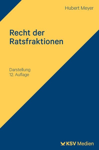 Produktbild: Recht der Ratsfraktionen