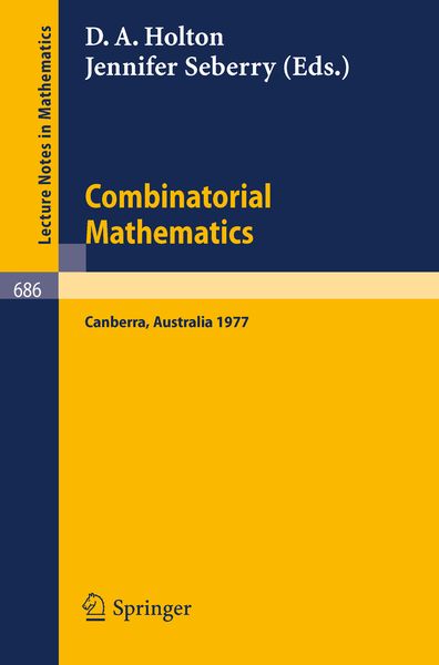 Produktbild: Combinatorial Mathematics