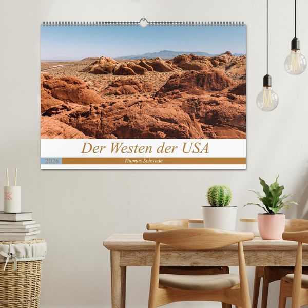 Produktbild: Der Westen der USA (Wandkalender 2026 DIN A2 quer), CALVENDO Monatskalender