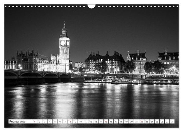 Produktbild: London Stadt an der Themse (Wandkalender 2026 DIN A3 quer), CALVENDO Monatskalender