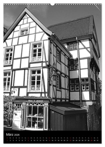 Produktbild: M&uuml;lheim an der Ruhr Edition Black & White 2026 (hochwertiger Premium Wandkalender 2026 DIN A2 hoch), Kunstdruck in Hochglanz