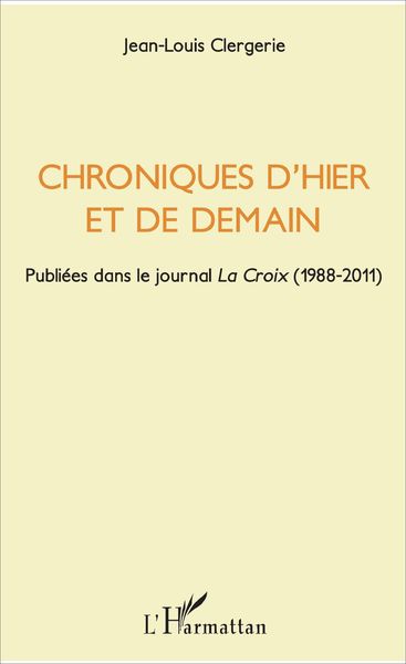 Produktbild: Chroniques d'hier et de demain
