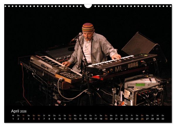 Produktbild: Jazz Pianisten 2026 (Wandkalender 2026 DIN A3 quer), CALVENDO Monatskalender