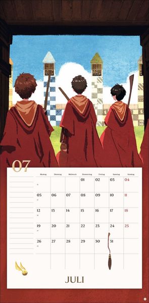 Produktbild: Harry Potter Broschurkalender 2027