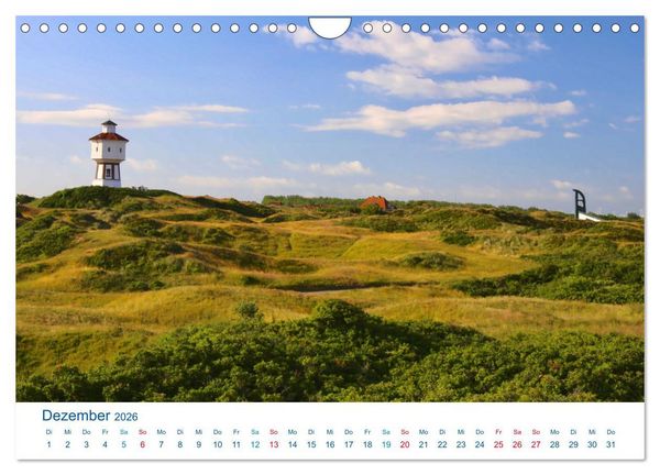Produktbild: Langeoog 2026. Impressionen zwischen Hafen und Ostende (Wandkalender 2026 DIN A4 quer), CALVENDO Monatskalender