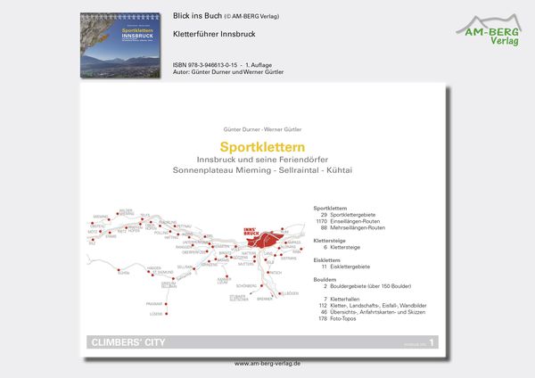 Produktbild: Sportklettern Innsbruck und seine Feriend&ouml;rfer