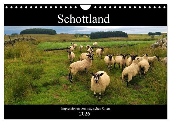 Produktbild: Schottland - Impressionen von magischen Orten (Wandkalender 2026 DIN A4 quer), CALVENDO Monatskalender