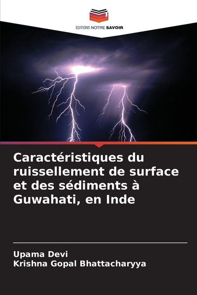 Produktbild: Caract&eacute;ristiques du ruissellement de surface et des s&eacute;diments &agrave; Guwahati, en Inde