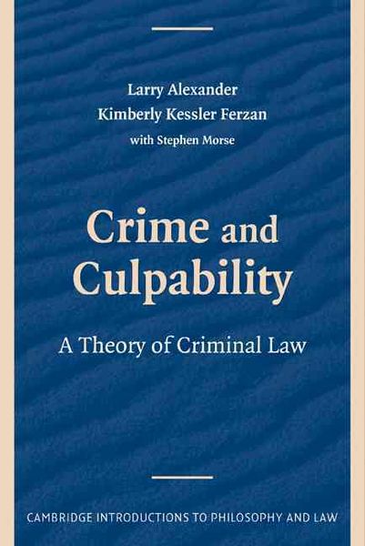 Produktbild: Crime and Culpability