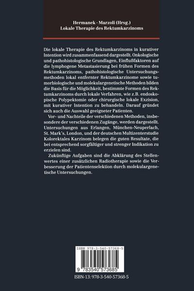 Produktbild: Lokale Therapie des Rektumkarzinoms