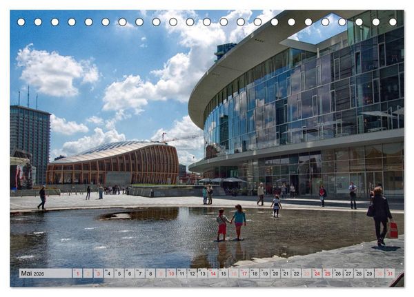 Produktbild: Neue Architektur in Mailand (Tischkalender 2026 DIN A5 quer), CALVENDO Monatskalender