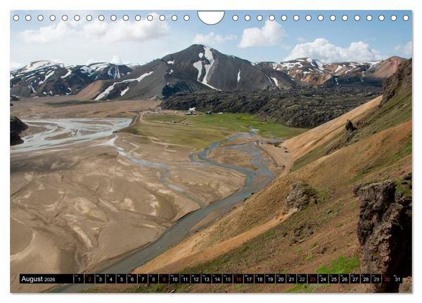 Produktbild: Island (Wandkalender 2026 DIN A4 quer), CALVENDO Monatskalender
