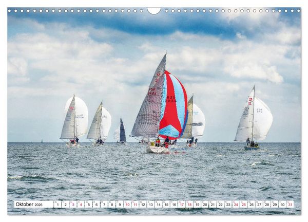 Produktbild: Leidenschaft Segeln (Wandkalender 2026 DIN A3 quer), CALVENDO Monatskalender