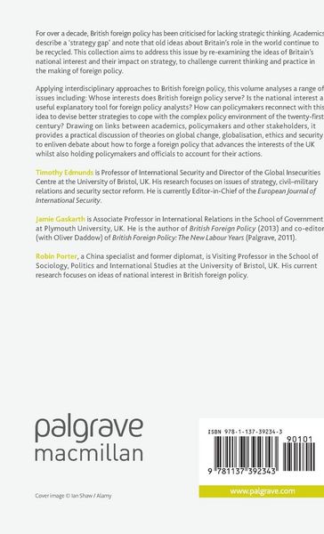 Produktbild: British Foreign Policy and the National Interest