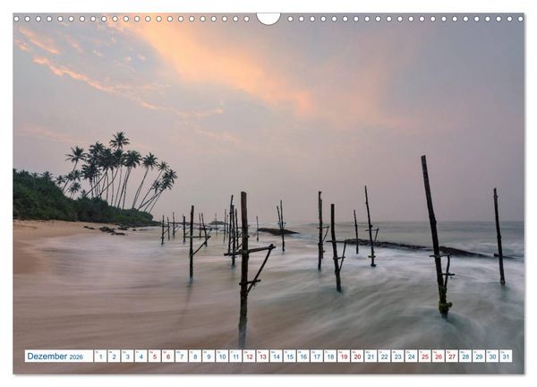 Produktbild: Sri Lanka, tropisches Inselparadies (Wandkalender 2026 DIN A3 quer), CALVENDO Monatskalender
