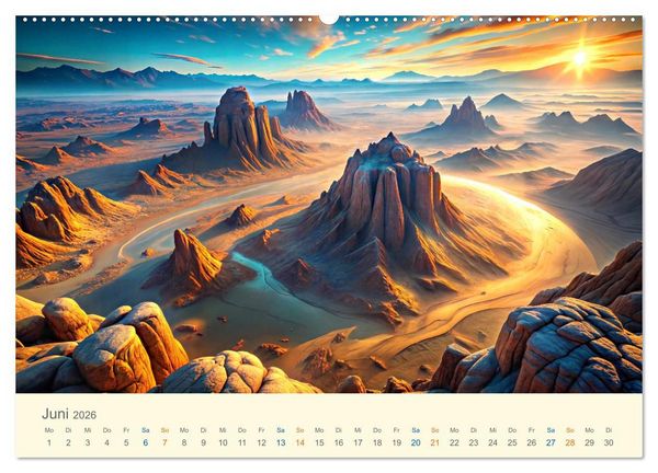 Produktbild: Nicht von diesem Planeten (Wandkalender 2026 DIN A2 quer), CALVENDO Monatskalender
