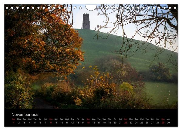 Produktbild: Glastonbury Tor (Wall Calendar 2026 DIN A4 landscape), CALVENDO 12 Month Wall Calendar