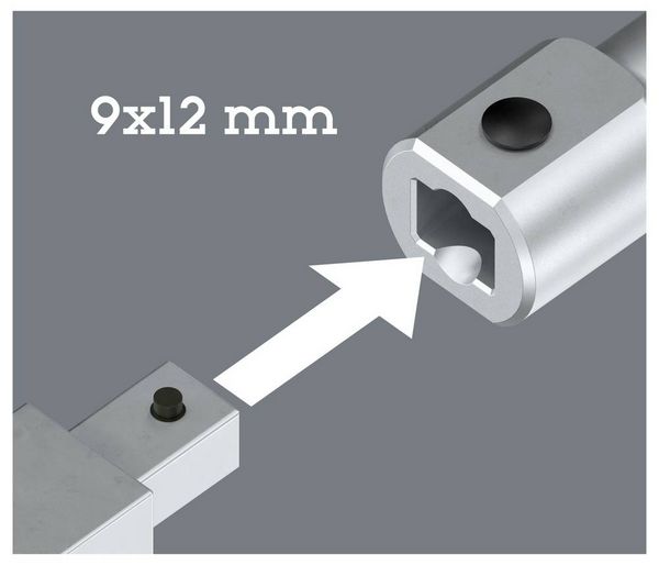 Produktbild: Wera 05003200001 Bet&auml;tigungswerkzeug Passend f&uuml;r (Details): Einsteckwerkzeuge 9x12mm Wera Drehmomentschl&uuml;ssel der Serien
