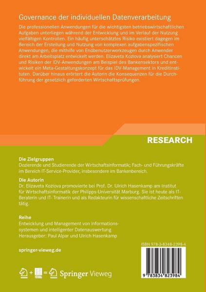 Produktbild: Governance der individuellen Datenverarbeitung