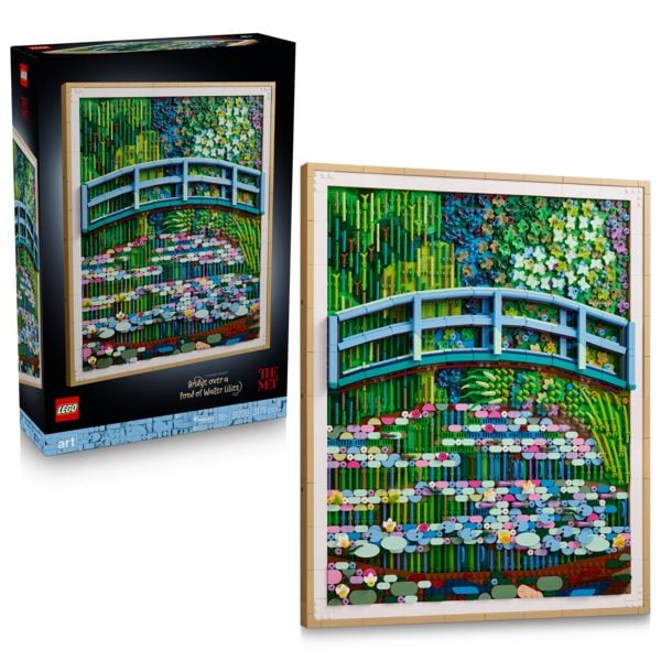 Produktbild: LEGO Art 31220 Claude Monet &ndash; Br&uuml;cke &uuml;ber einen Seerosenteich, Wandkunst