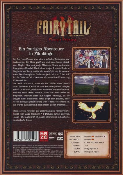 Produktbild: Fairy Tail: Phoenix Priestess (Movie 1)