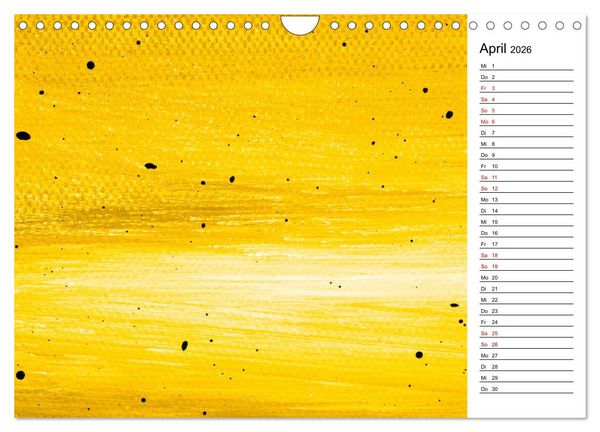 Produktbild: Mein bunter DIY-Bastelkalender (Wandkalender 2026 DIN A4 quer), CALVENDO Monatskalender
