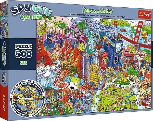 Produktbild: Puzzle 500 Spy Guy USA