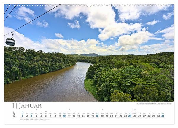 Produktbild: Australien - Highlights Ostk&uuml;ste (hochwertiger Premium Wandkalender 2027 DIN A2 quer), Kunstdruck in Hochglanz