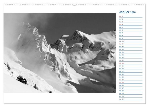 Produktbild: Region Oberstdorf - Kleinwalsertal und Nebelhorn (Wandkalender 2026 DIN A2 quer), CALVENDO Monatskalender