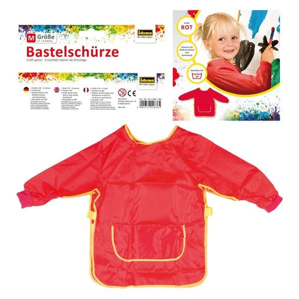 Produktbild: Idena Bastelsch&uuml;rze rot Gr&ouml;&szlig;e M