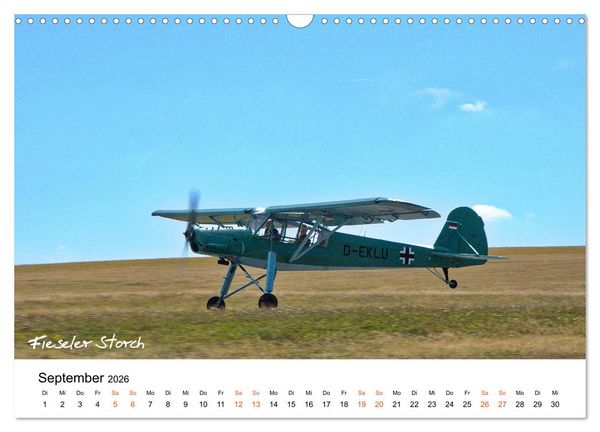 Produktbild: Die Faszination. Flugzeuge am Himmel (Wandkalender 2026 DIN A3 quer), CALVENDO Monatskalender