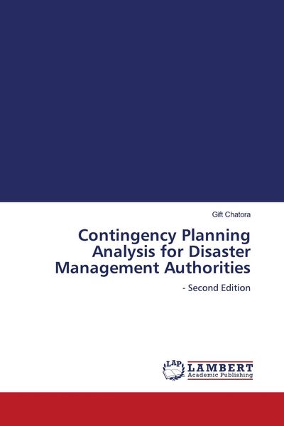 Produktbild: Contingency Planning Analysis for Disaster Management Authorities