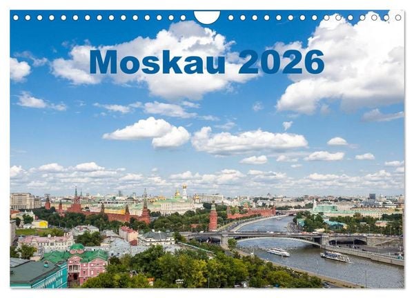 Moskau 2026 (Wandkalender 2026 DIN A4 quer), CALVENDO Monatskalender