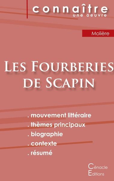 Produktbild: Fiche de lecture Les Fourberies de Scapin de Moli&egrave;re (Analyse litt&eacute;raire de r&eacute;f&eacute;rence et r&eacute;sum&eacute; complet)