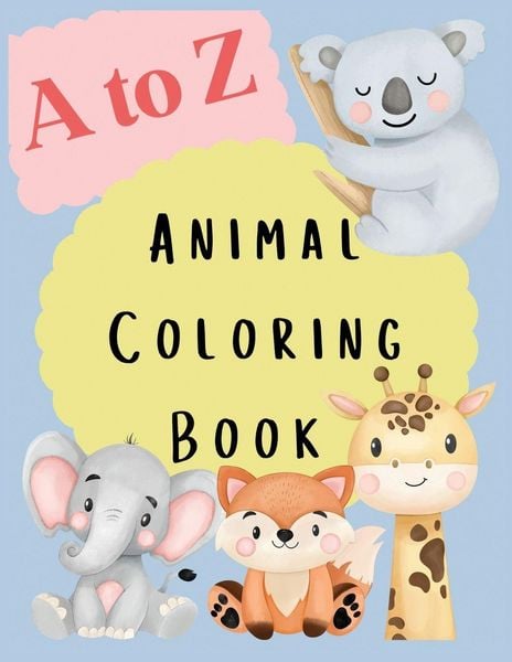 Produktbild: A to Z Animal Coloring Book