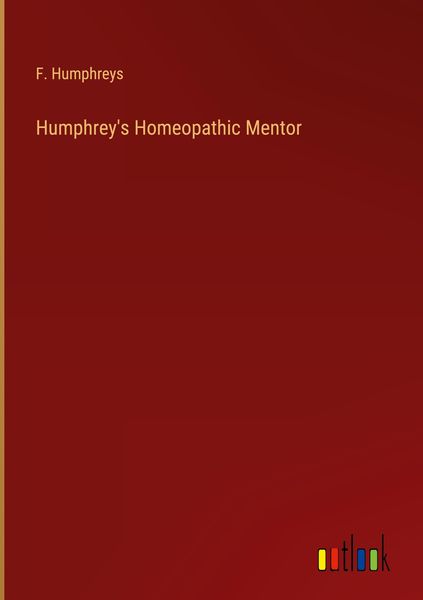 Produktbild: Humphrey's Homeopathic Mentor