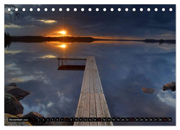 Produktbild: Reiseland Schweden (Tischkalender 2026 DIN A5 quer), CALVENDO Monatskalender